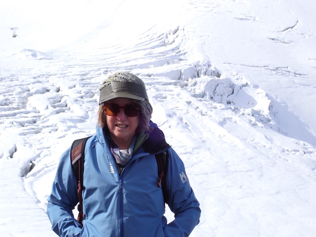 Dr Jennie Whinam from the Antarctic Women's Network, pictured in Antarctica