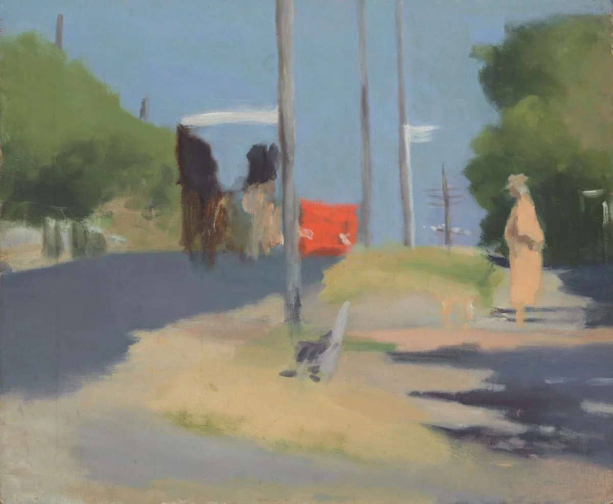 Clarice Beckett's painting entitled Bay Road, 1930